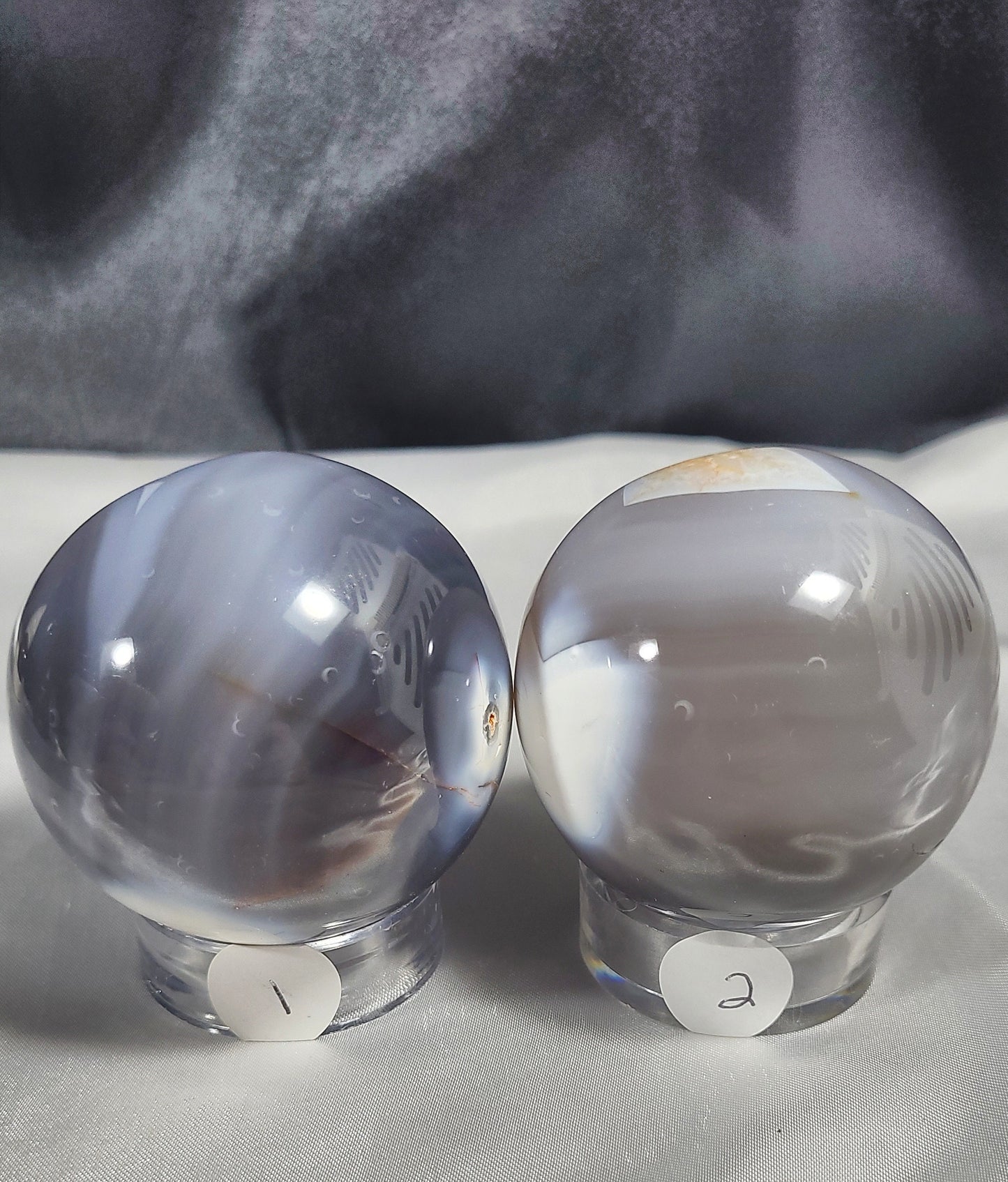 Orca Agate Spheres for Balance and Protection